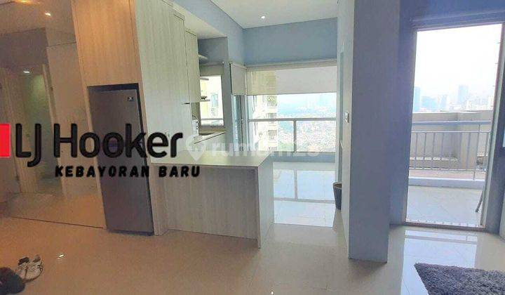 Dijual Cepat Apartemen Sudirman Park 2BR Full Furnished Dengan View Jalan Raya 2