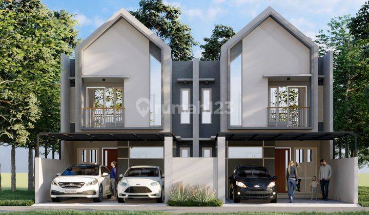 Rumah Villa Modern 2 Lantai Berkonsep Scandinavian View Kota Wisata Batu 1