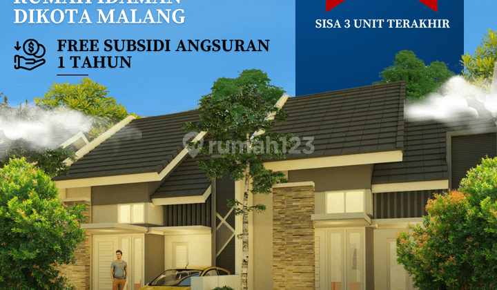 Rumah Murah Strategis Dikota Malang SHM Split Promo DP 5 Juta 1