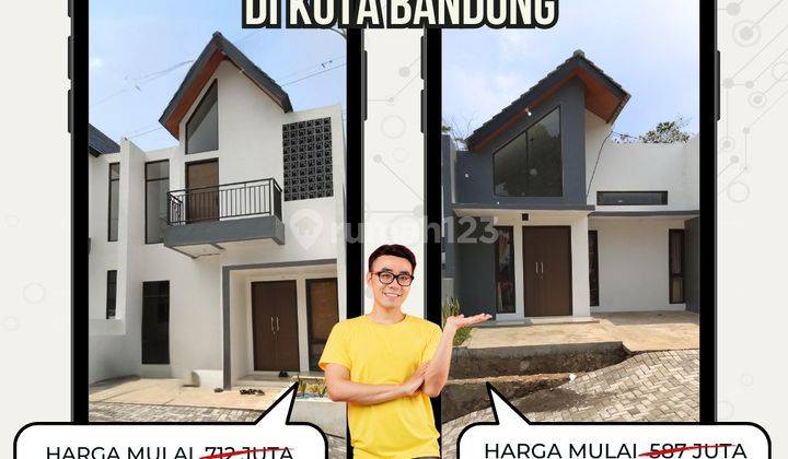 Rumah minimalis modern pesona cipadung dekat UIN cibiru harga promo 1