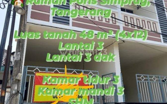 Rumah cantik ,murah 3 Lantai Utara,siap huni 1