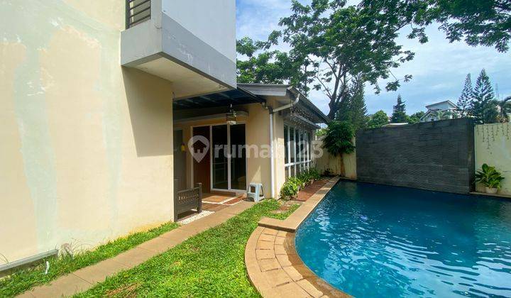 Turun Harga Dijual Rumah Bangunan Mandiri Gaya Paviliun di De Latinos Bsd City 2