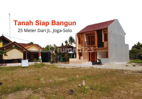 Tanah Dijual Dekat Candi Prambanan, 25 Meter Jalan Raya Jogja  1