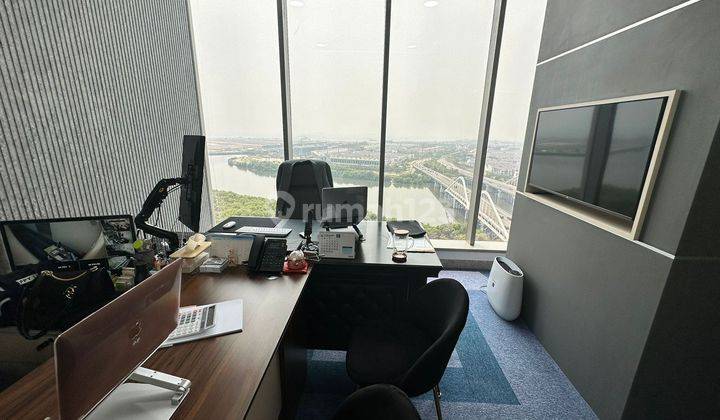 Office Gold Coast PIK Luas 114m2 Fully Furnish Interior Sea View 1