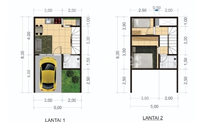 Rumah Baru 2Lt di Gununganyar Surabaya Dekat U P N & Oer Merr Rumah Baru 2Lt di Gununganyar Surabaya Dekat U P N & Oer Merr