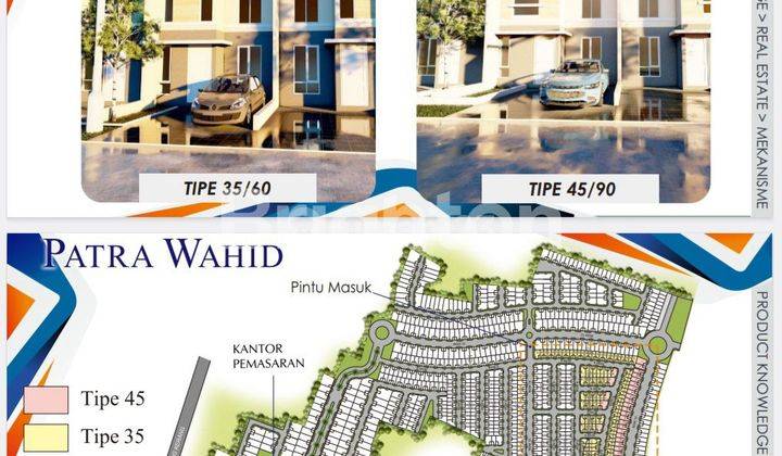 Rumah Mewah 300jt an di PATRA WAHID CERME 2