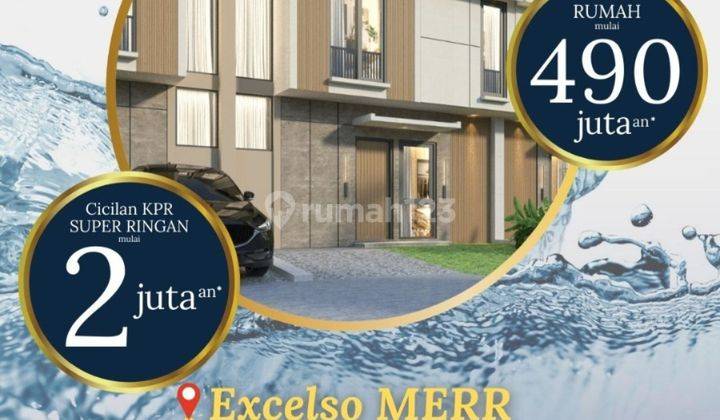 Rumah Baru Free Dp Mepet Oer Merr Surabaya Start 490jutaan 2