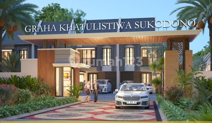 Rumah S H M 2 LT Free D P Graha Katulistiwa Sukodono Sidoarjo