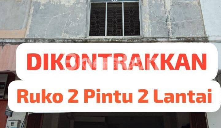 DiKontrakkan Ruko 2 Pintu 2 Lantai 1