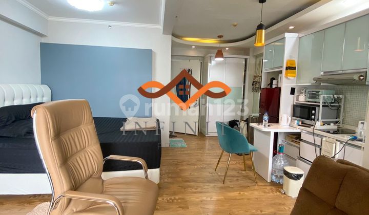 Sale Apartemen Green Bay Pluit Tipe 2 BR Renov Jadi 1 BR Full Furnished View ke Laut