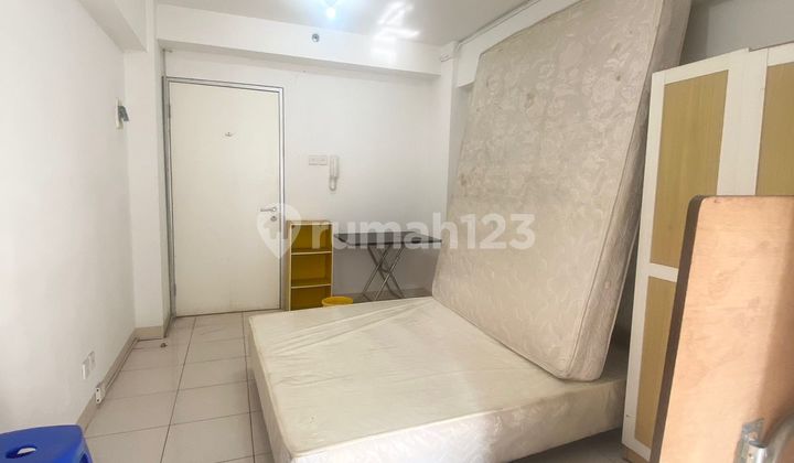 apartemen greenbay ppluit studio unfurnished view kolam siap dihuni langsung ada AC 1