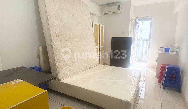 apartemen greenbay ppluit studio unfurnished view kolam siap dihuni langsung ada AC 2
