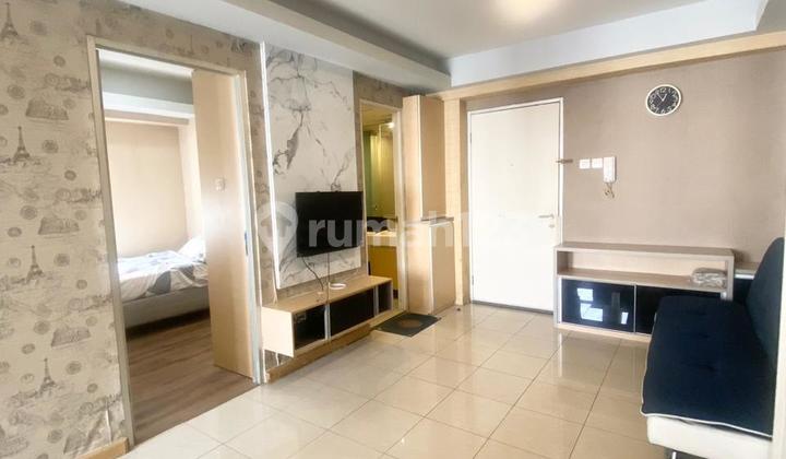 Apartemen Green Bay Pluit Tipe 3 Kamar Sudah Renov Jadi 2 Kamar Kondisi Full Furnished View ke Kolam + 3 Siap Huni