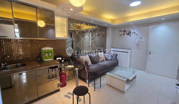 For Rent Apartemen Green Bay Pluit Tipe 3 Bedroom Renov Jadi 2 Full Furnished View Kolam  1