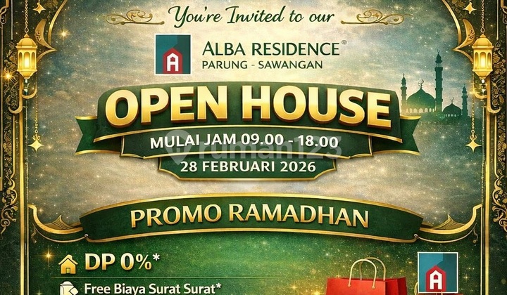 Rumah Primary Alba Residence Parung, Sawangan DP 0%, Free Biaya Surat Surat Rumah Primary Alba Residence Parung, Sawangan DP 0%, Free Biaya Surat Surat