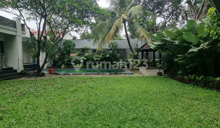 Rumah di Ampera, Kemang, Jakarta Selatan Kolam Renang & Halaman Luas