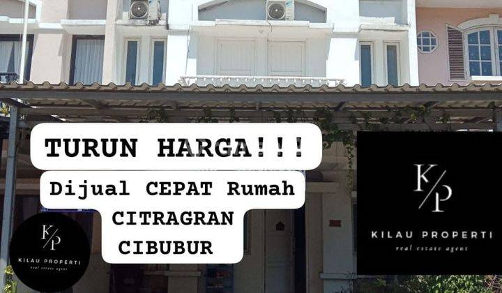 Dijual Cepat Rumah di Citra Gran Cibubur 1