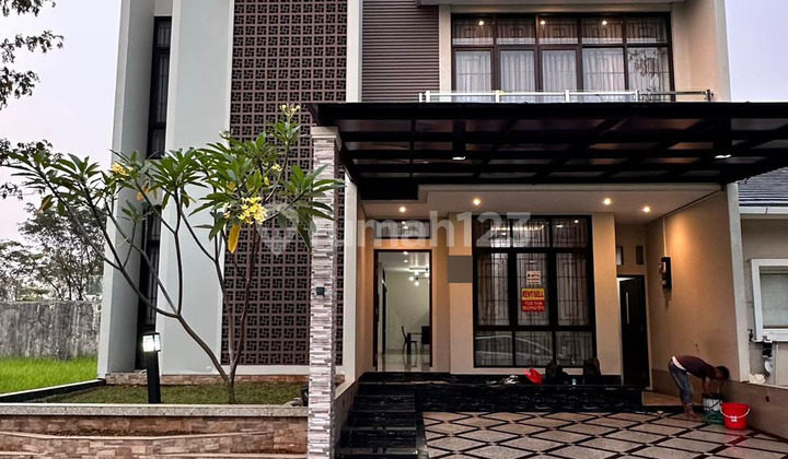 Disewakan Rumah Mewah Full Furnish di Cluster Taman Simpruk - Lippo Cikarang