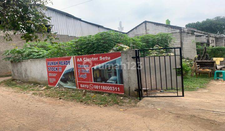 RUMAH SIAP HUNI CLUSTER SETU BEKASI DEKAT AKSES TOL 2