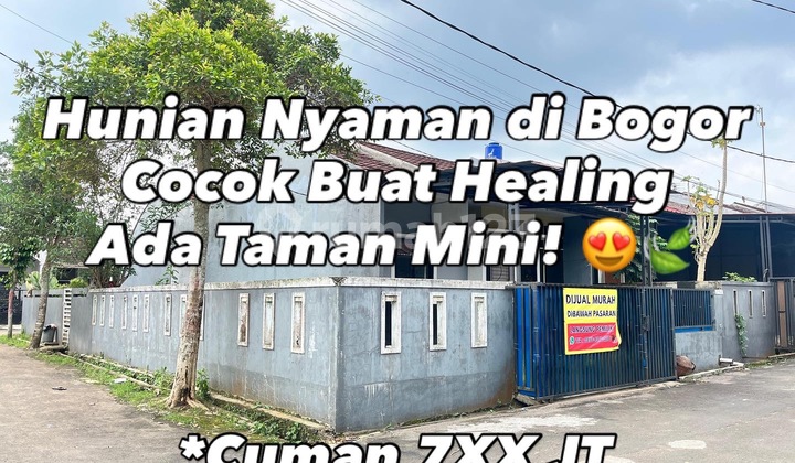For Sale Cozy House In Bogor 12x10 Cool With Small Garden