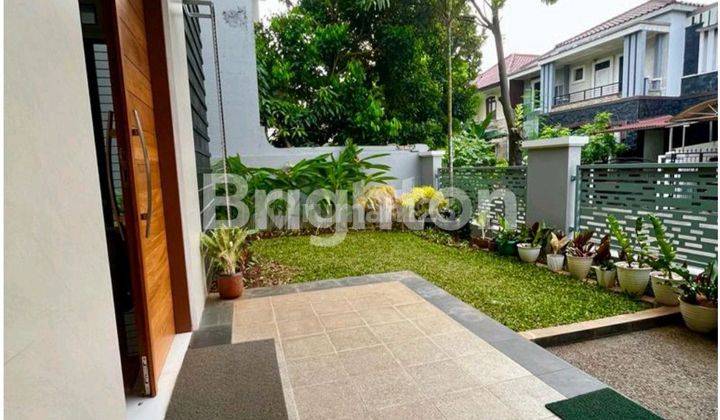 RUMAH MODERN MINIMALIS SIAP HUNI + ROOFTOP & SEMI FURNISHED PUSPITA LOKA BSD 2