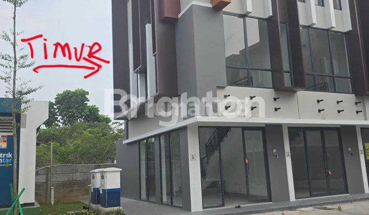 RUKO BARU HOEK POSISI KELIHATAN DARI JALAN DI CAMPTON BSD 1