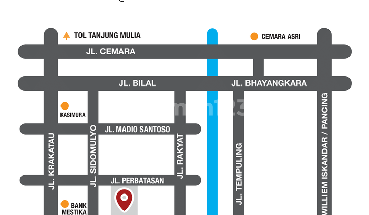 New House Setia Jadi One Complex Setia Jadi Street Krakatau Area