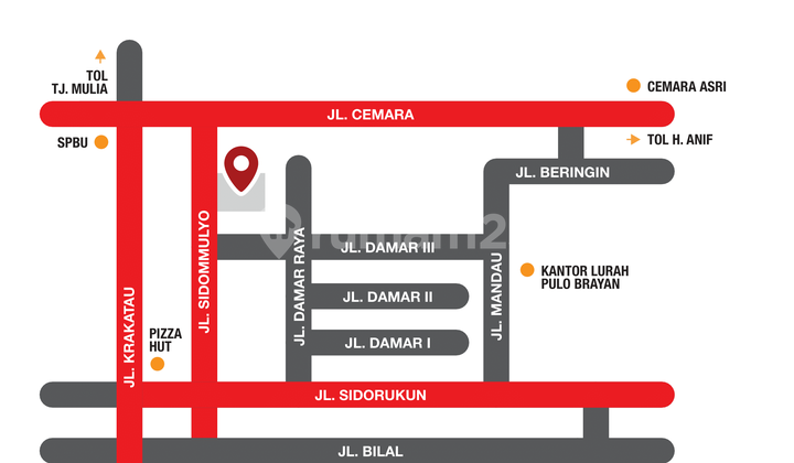 Rumah Baru Komplek Banyan Tree Jalan Sidomulyo Area Krakatau 2