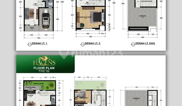 Villa Baru 2,5 Tingkar di Hagens Jalan Taut Daerah Pancing 2