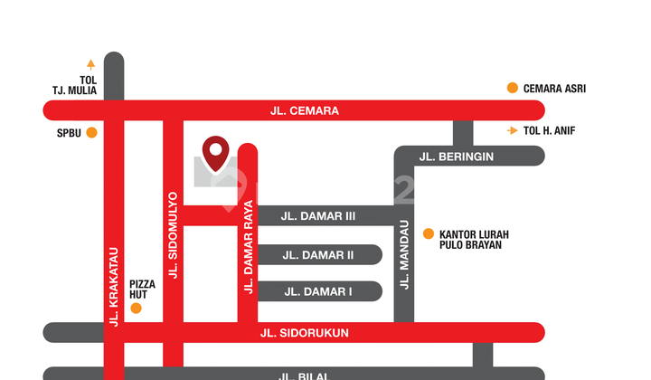Rumah Baru Komplek Foresta Jalan Damar Raya Area Krakatau 2
