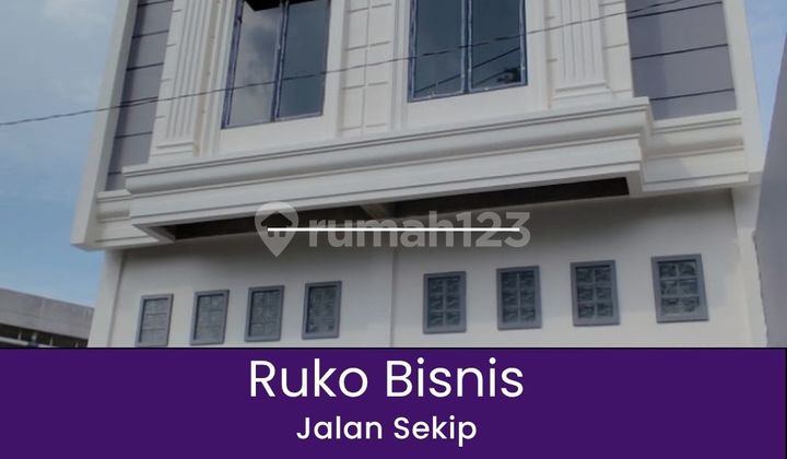 Ruko Baru 3 Tingkat di Jalan Sekip 