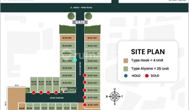 For Sale 2-Story House at The Amartha on Abadi Ringroad Street 2