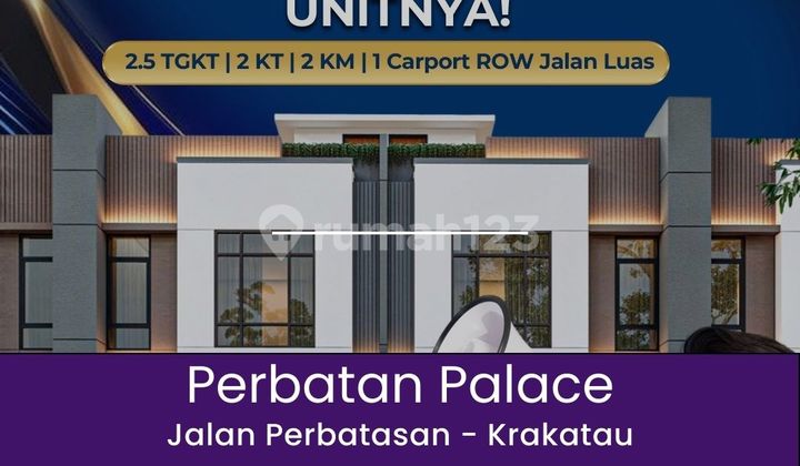 Villa Lebar 6 Meter di Jalan Perbatasan Daerah Krakatau
