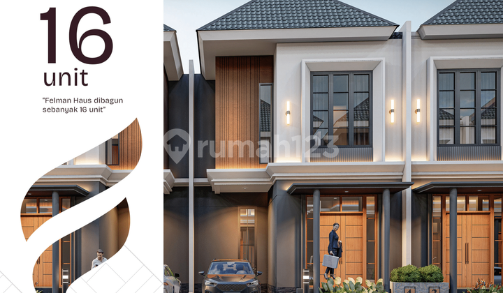 Rumah Baru Komplek Felman Haus Jalan Bakti Area Gaperta 1