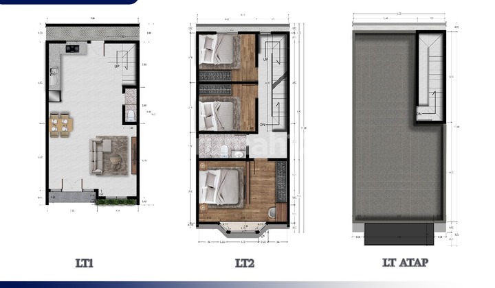 Rumah Baru Komplek Permata Krakatau Jalan Sidorukun Area Krakatau 2