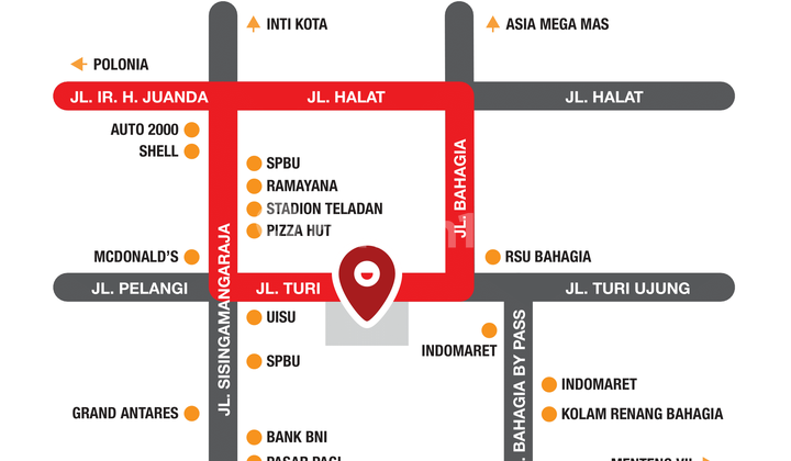 Ruko Baru Langham Jalan Turi Area SM Raja 1