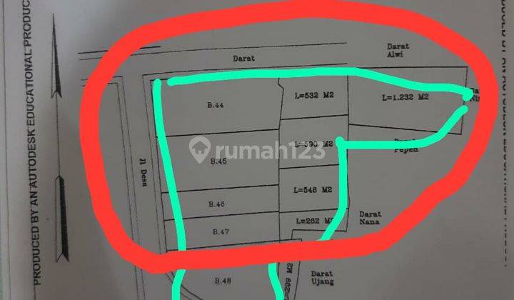 Dijual Cepat Tanah utk industri/pabrik dll di Parung Panjang, Bogor 1