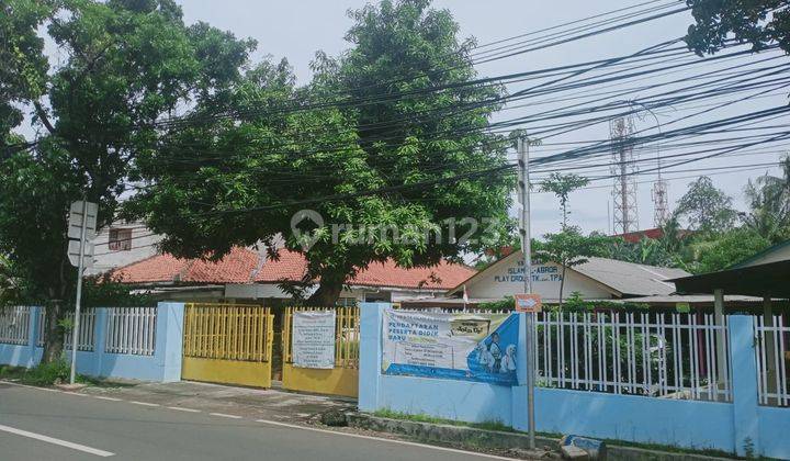 Tanah Dengan Bangunan Di Pinggi Jalan Raya Kp.rambutan Jaktim 1