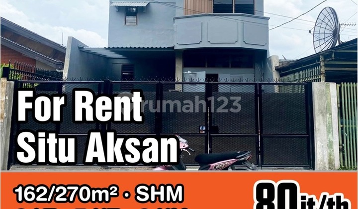 Rumah Disewakan Area Situ Aksan Kota Bandung 1