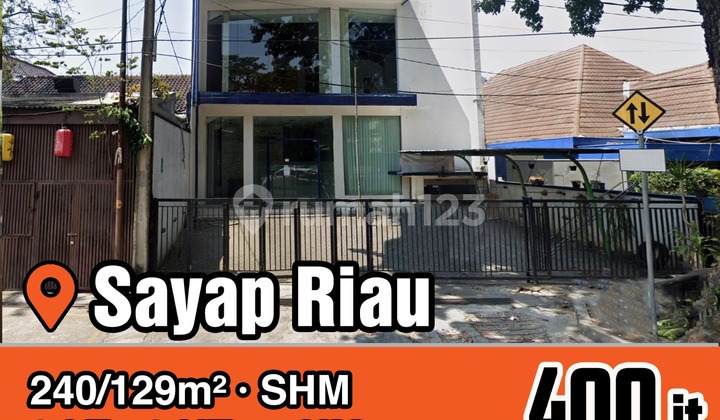 Ruko Disewakan Area Sayap Riau Kota Bandung 1