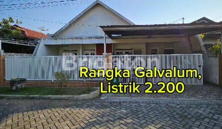 RUMAH 1 LANTAI PONDOK TJANDRA DEKAT PINTU TOL TAMBAK SUMUR 1