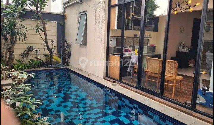 Di Jual Rumah Mewah Bagus Turun Harga Murah Bu Ada Kolam Renang Strategis Full Furnishes di Pejaten Jakarta Selatan 2