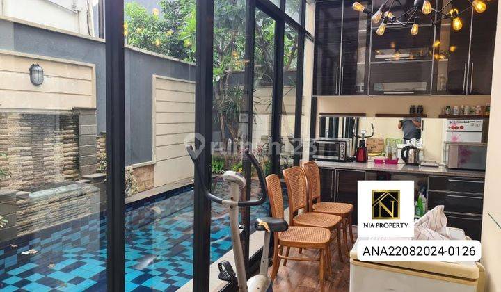 Rumah Modern Full Furnished Dengan Private Swimming Pool Kemang Jaksel 1