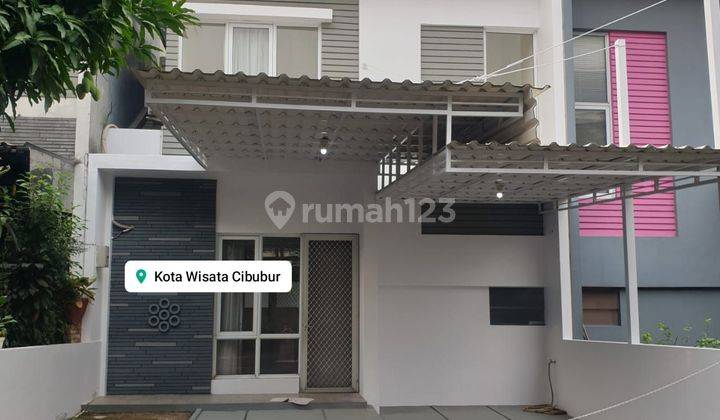 DI JUAL RUMAH CANTIK SIAP HUNI 2LANTAI DALAM CLUSTER FAVORITE. KOTA WISATA CIBUBUR. 1