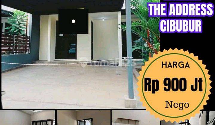 Jual Cepat Rumah Cantik Siap Huni Minimalis Style. Hunian The Address Cibubur. 1