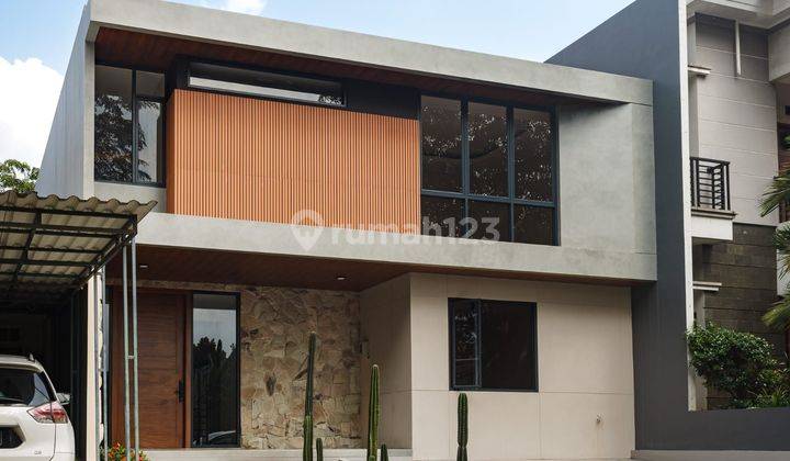 Di Jual Rumah Design Villa Bali Cozy. Legenda Wisata Cibubur. 1