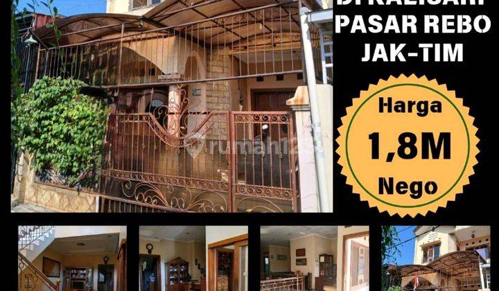 Di Jual Rumah Cantik 2 Lantai Siap Huni. Hunian Kali Sari Pasar Rebo Jak-tim 1