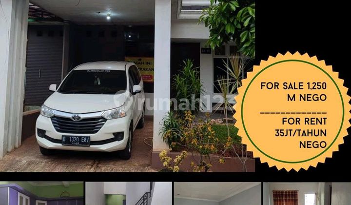 Di Sewakan Rumah Siap Huni 2 Lantai. The Address Cibubur 1