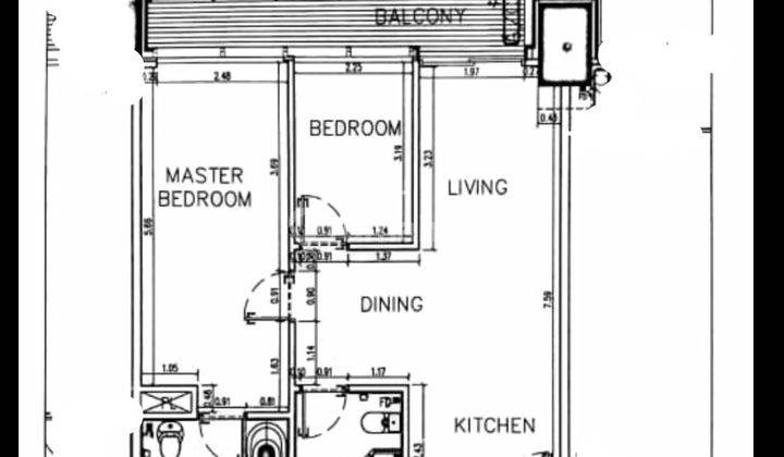 CA241 DIJUAL APARTEMEN 2 BR BAGUS FULL FURNISHED STRATEGIS, TENGAH KOTA DI THE PEAK RESIDENCE  1