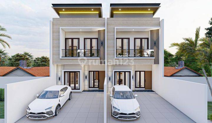 CA240 DIJUAL RUMAH BARU GRESS 2 LT MODEL MODERN MINIMALIS 2 UNIT, ROW LEBAR, SHM, STRATEGIS DI PONDOK NIRWANA BARUK 1